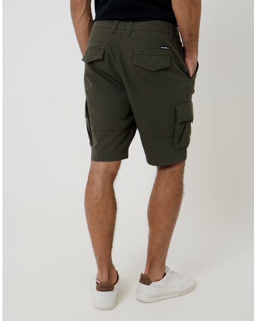 Threadbare Black Cargo Shorts for men