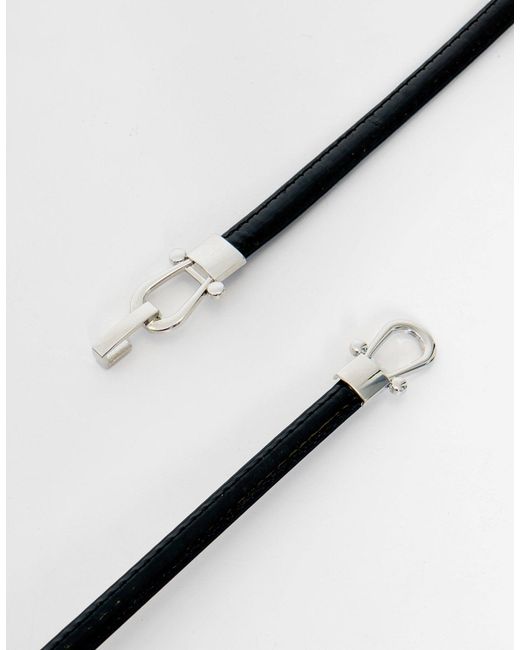 Threadbare Natural Faux Leather Belt With Horsebit Buckle
