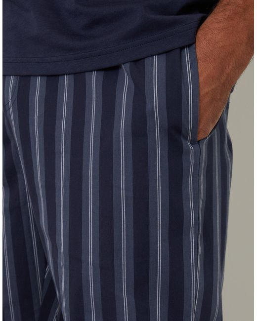 Threadbare Blue T-Shirt & Bottoms Pyjama Set for men