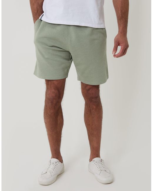Threadbare White Sweat Shorts for men