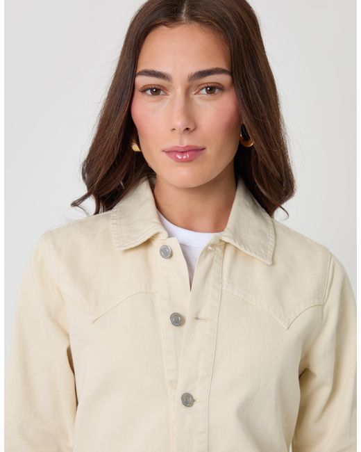 Threadbare Natural Belted Denim Jacket