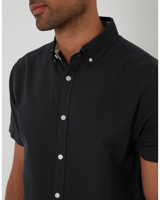 Threadbare Black Short Sleeve Shirt for men