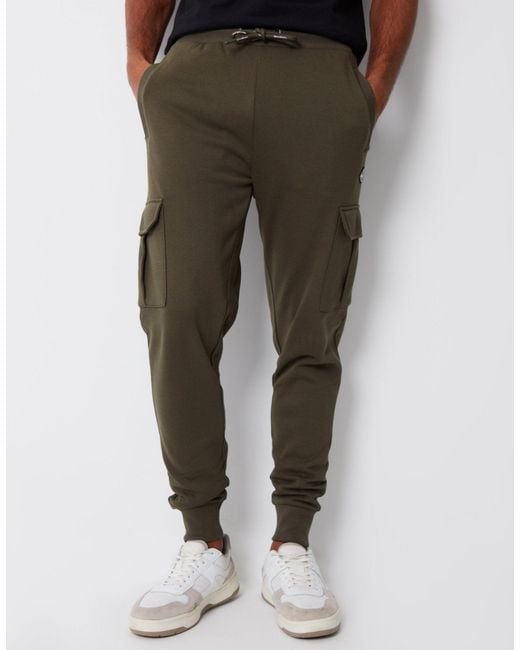 Threadbare Green Cargo Style Joggers for men