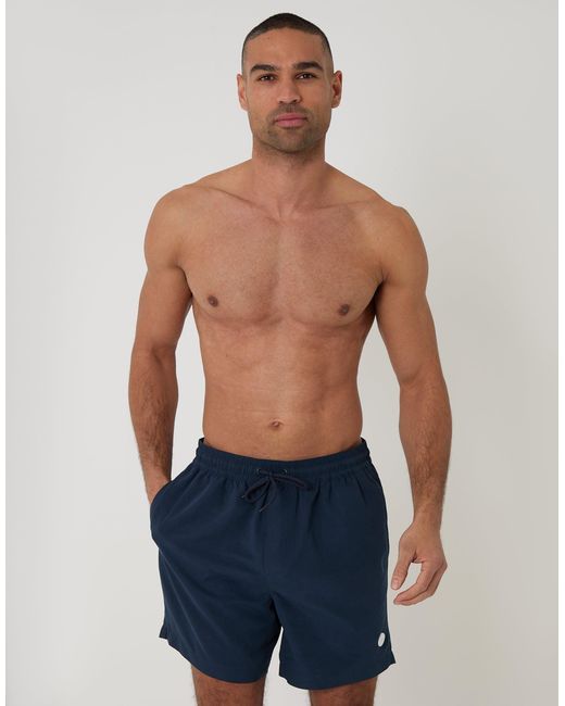 Threadbare Blue 2 Pack Quick Dry Swim Shorts for men