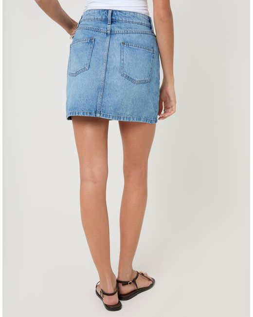 Threadbare Blue 2 Pack Denim Mini Skirts