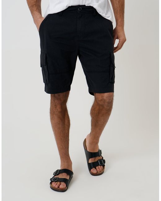 Threadbare Blue Cargo Shorts for men