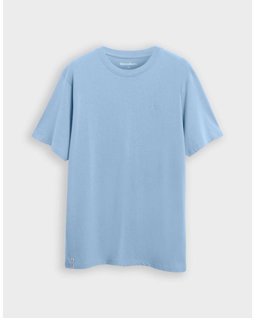 Threadbare Blue 5 Pack Assorted Cotton Crew Neck T-Shirts for men