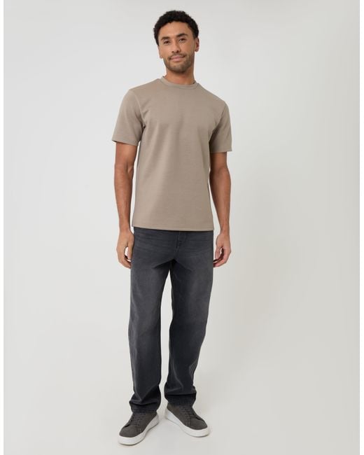 Threadbare Gray Scuba T-Shirt for men