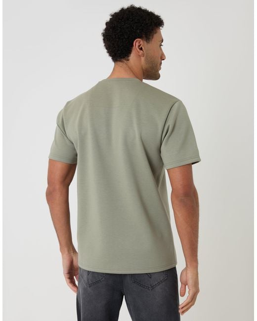 Threadbare Gray Scuba T-Shirt for men