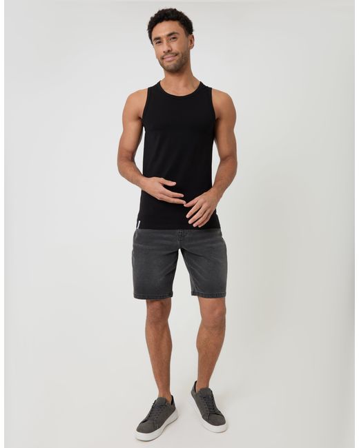 Threadbare Multicolor 3 Pack Assorted Cotton Crew Neck Vests for men