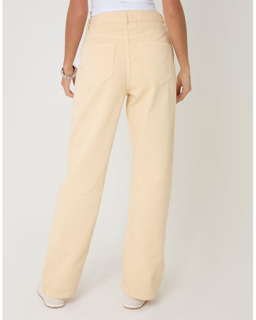 Threadbare Natural Straight Leg Jeans