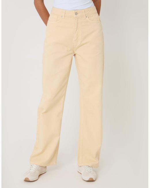 Threadbare Natural Straight Leg Jeans