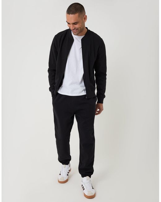 Threadbare Black Tapered Joggers for men