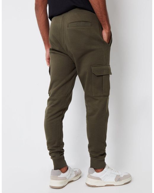 Threadbare Green Cargo Style Joggers for men