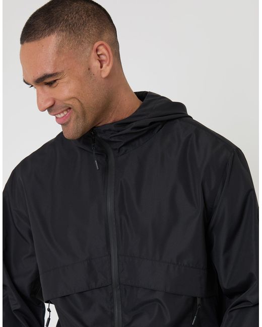 Threadbare Gray Lightweight Hooded Jacket for men