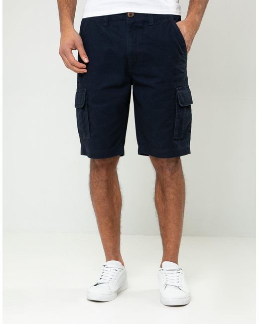 Threadbare Blue Cargo Shorts for men