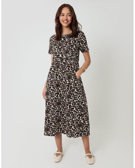 Threadbare Black 2 Pack Jersey Midi Smock Dresses With Pockets