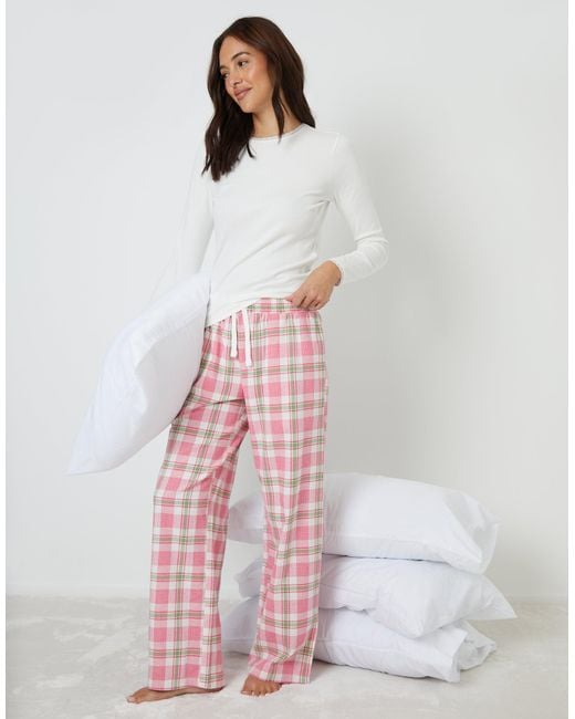 Threadbare Pink Long Sleeve Crew Neck Pyjama Set