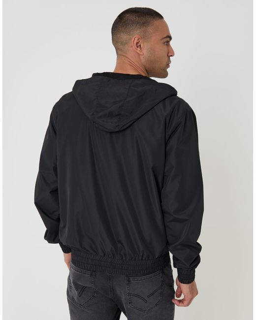 Threadbare Gray Lightweight Hooded Jacket for men