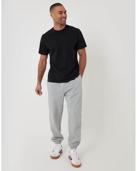 Threadbare Gray Tapered Joggers for men