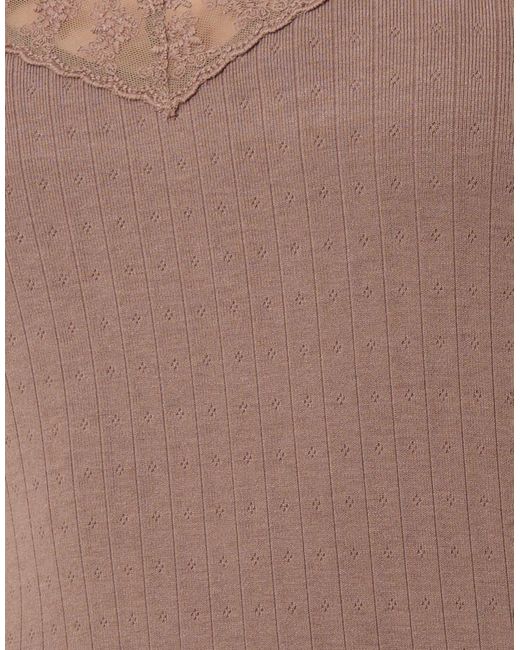 Threadbare Natural Pointelle V-Neck Cami Pyjama Set