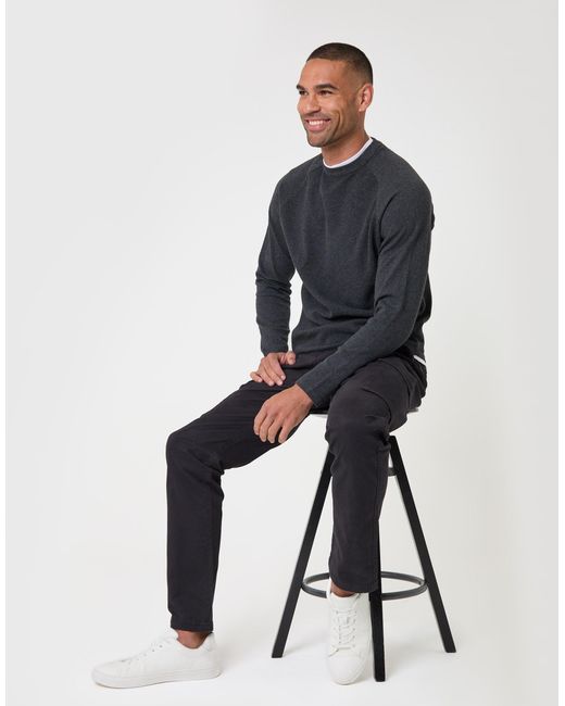 Threadbare Black Slim Fit Cargo Style Trouser for men