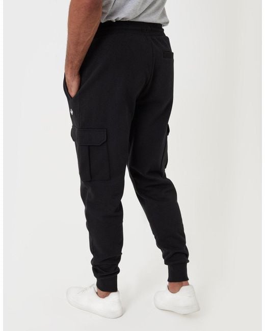 Threadbare Black Cargo Style Joggers for men