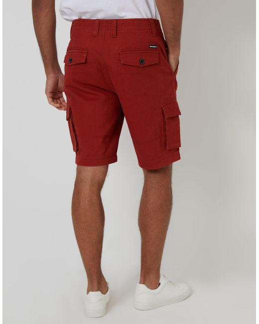 Threadbare White Cargo Shorts for men
