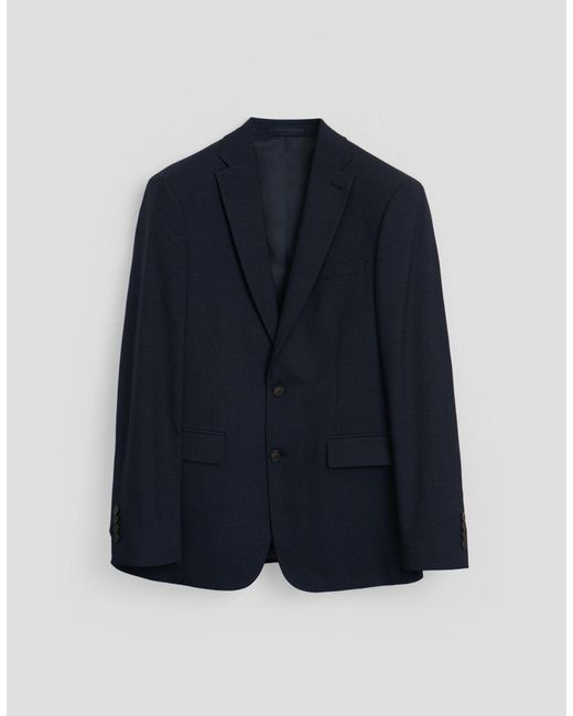 Threadbare Blue Tailored Fit Single Breasted Blazer for men