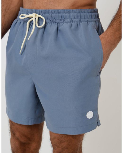 Threadbare Blue 2 Pack Tropical Print Quick Dry Swim Shorts for men
