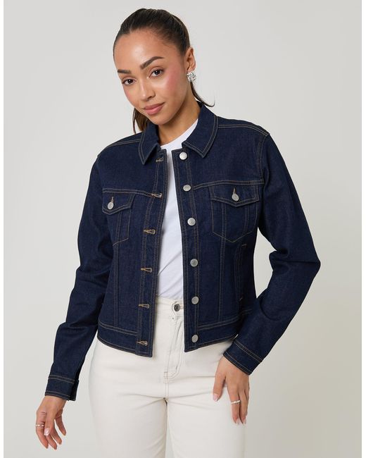 Threadbare Blue Stretch Denim Jacket