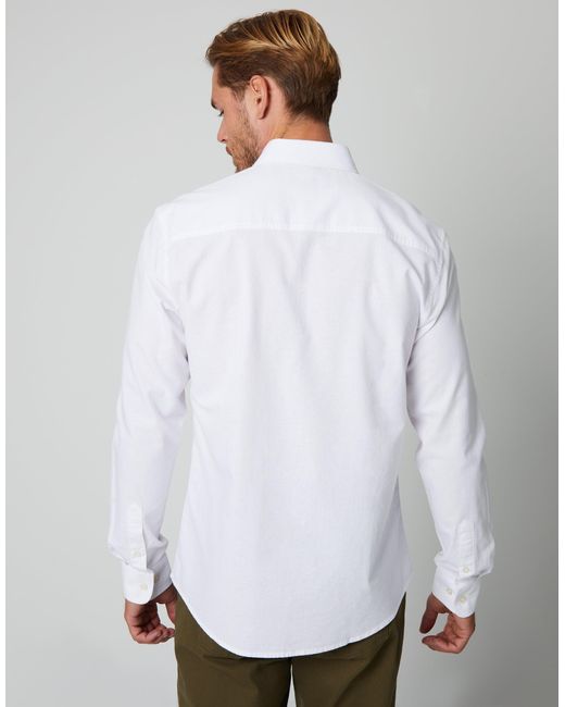 Threadbare Gray Cotton Long Sleeve Shirt for men