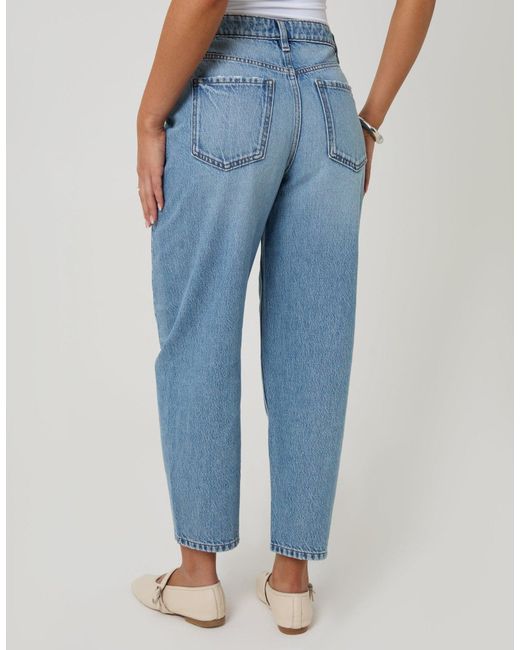 Threadbare Blue Barrel Leg Jeans