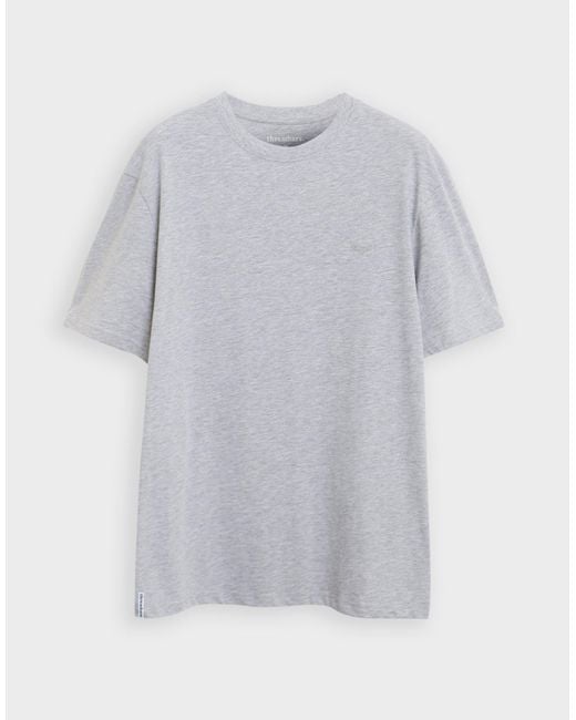 Threadbare Blue 5 Pack Assorted Cotton Crew Neck T-Shirts for men
