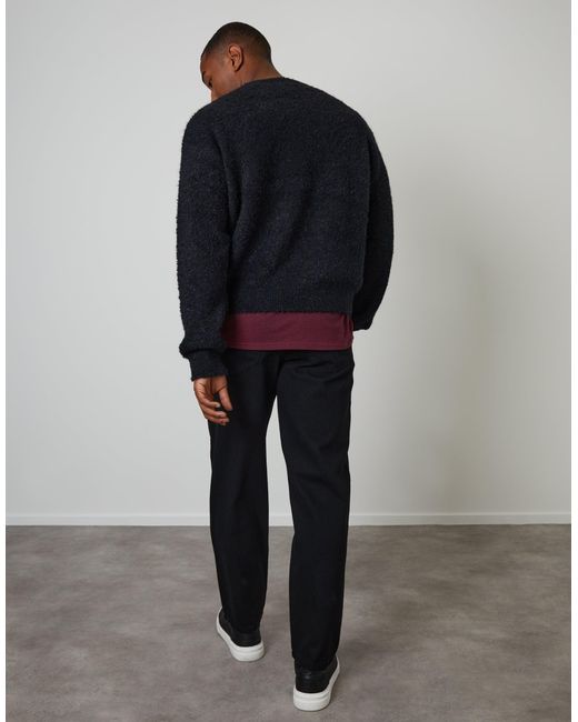 Threadbare Black Loose Fit Jeans for men