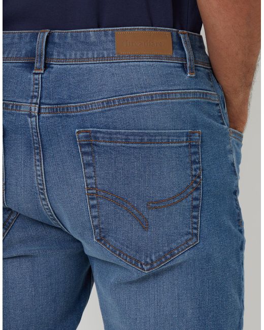 Threadbare Blue Slim Fit Jeans for men
