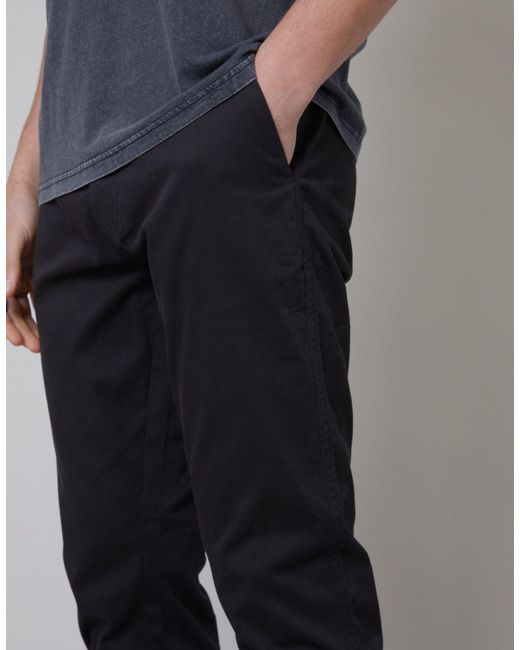 Threadbare Blue Slim Fit Chino Trousers for men