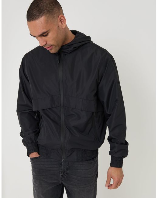 Threadbare Gray Lightweight Hooded Jacket for men