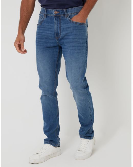 Threadbare Blue Slim Fit Jeans for men