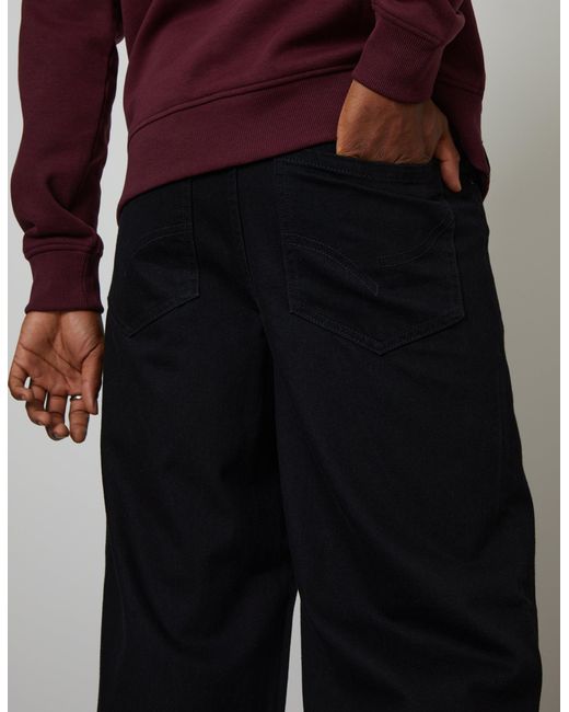 Threadbare Red Baggy Fit Jeans for men