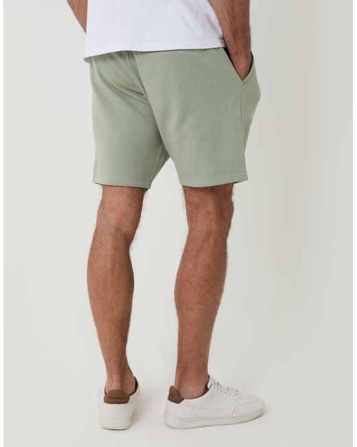 Threadbare White Sweat Shorts for men