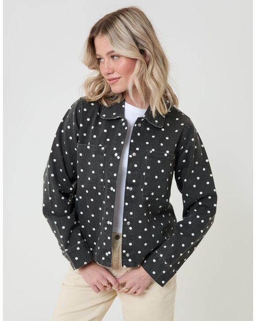 Threadbare Gray Co-Ord Denim Shacket