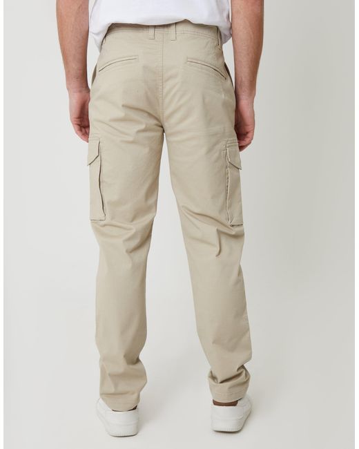 Threadbare Natural Slim Fit Cargo Style Trouser for men