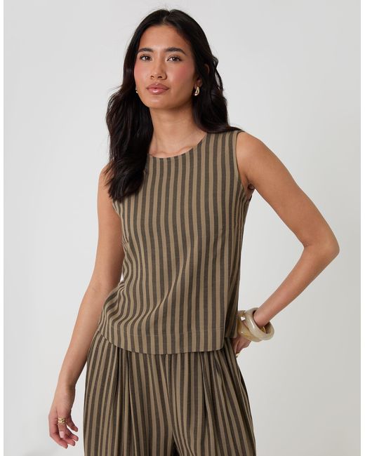 Threadbare Brown Shell Top