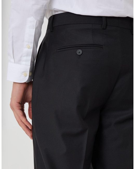 Threadbare Black Slim Fit Suit Trousers for men