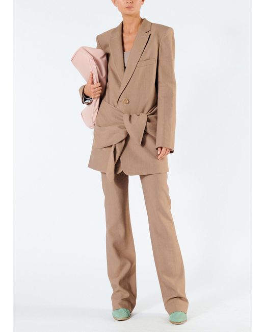 dress with long blazer