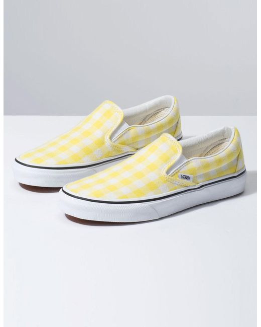 {keywor d} vans yellow slip on