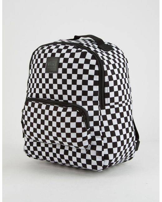 Vans Checkered Mini Backpack in Black - Lyst