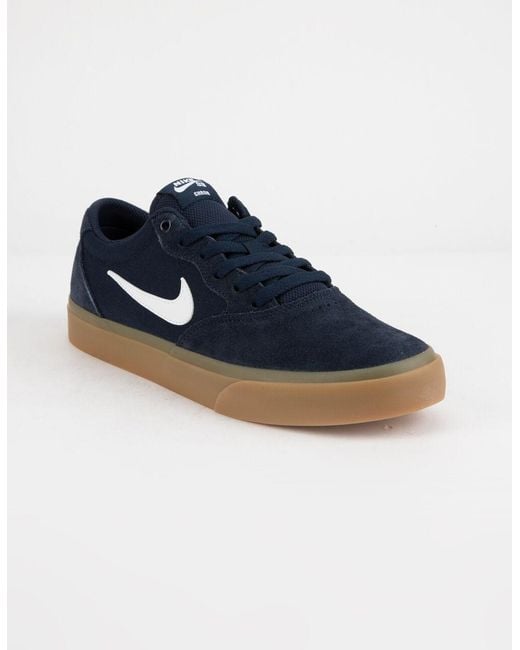 Nike Suede Chron Slr Navy Mens Shoes in Blue for Men - Save 31% - Lyst