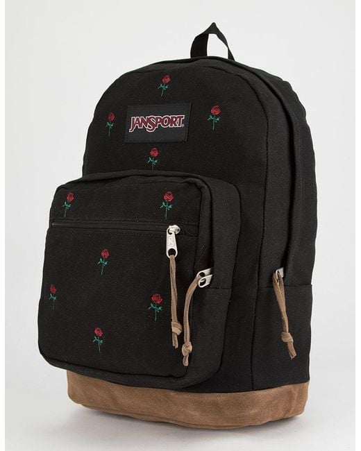 jansport backpack roses